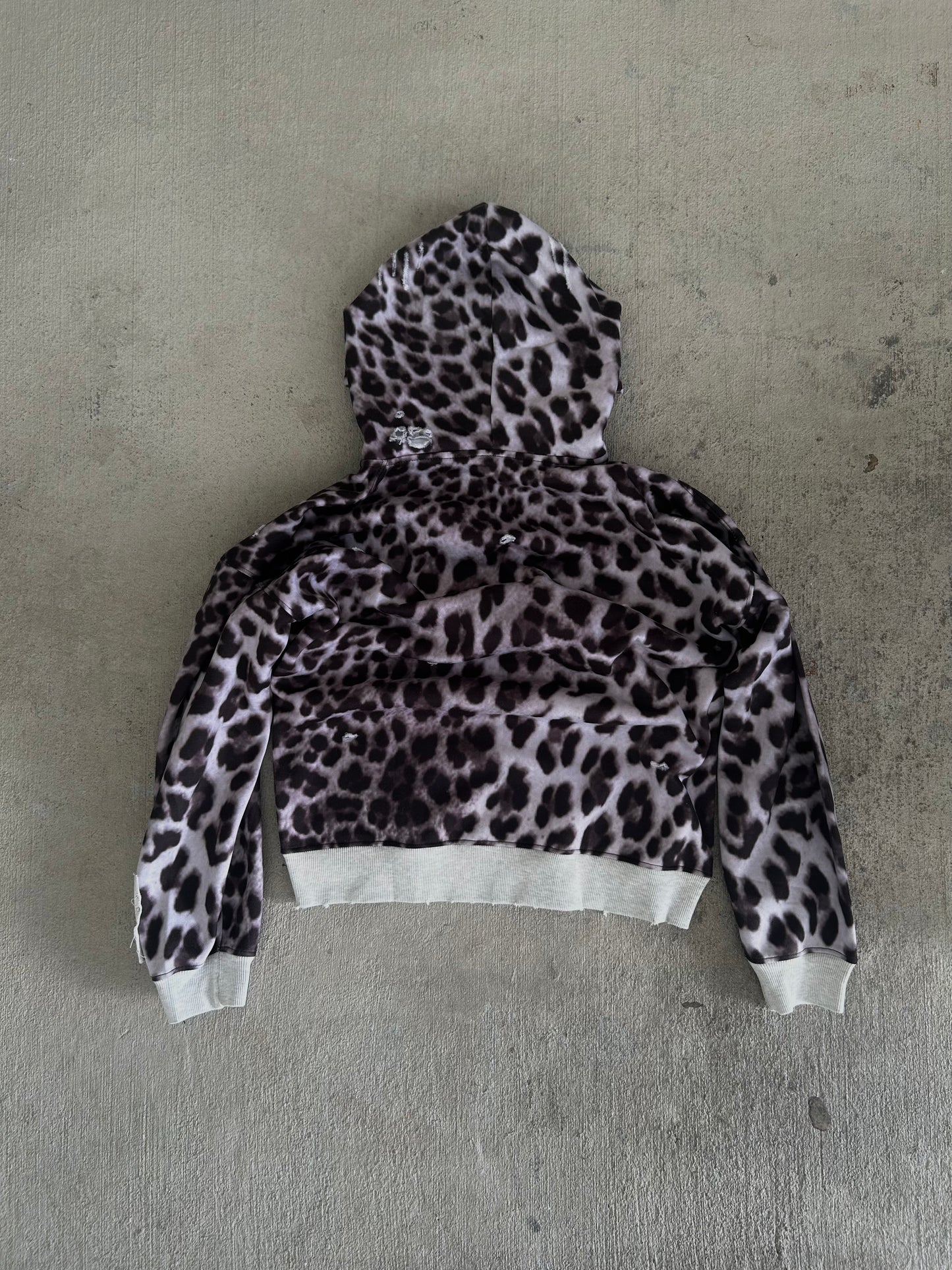 Leopard Pattern Zipup