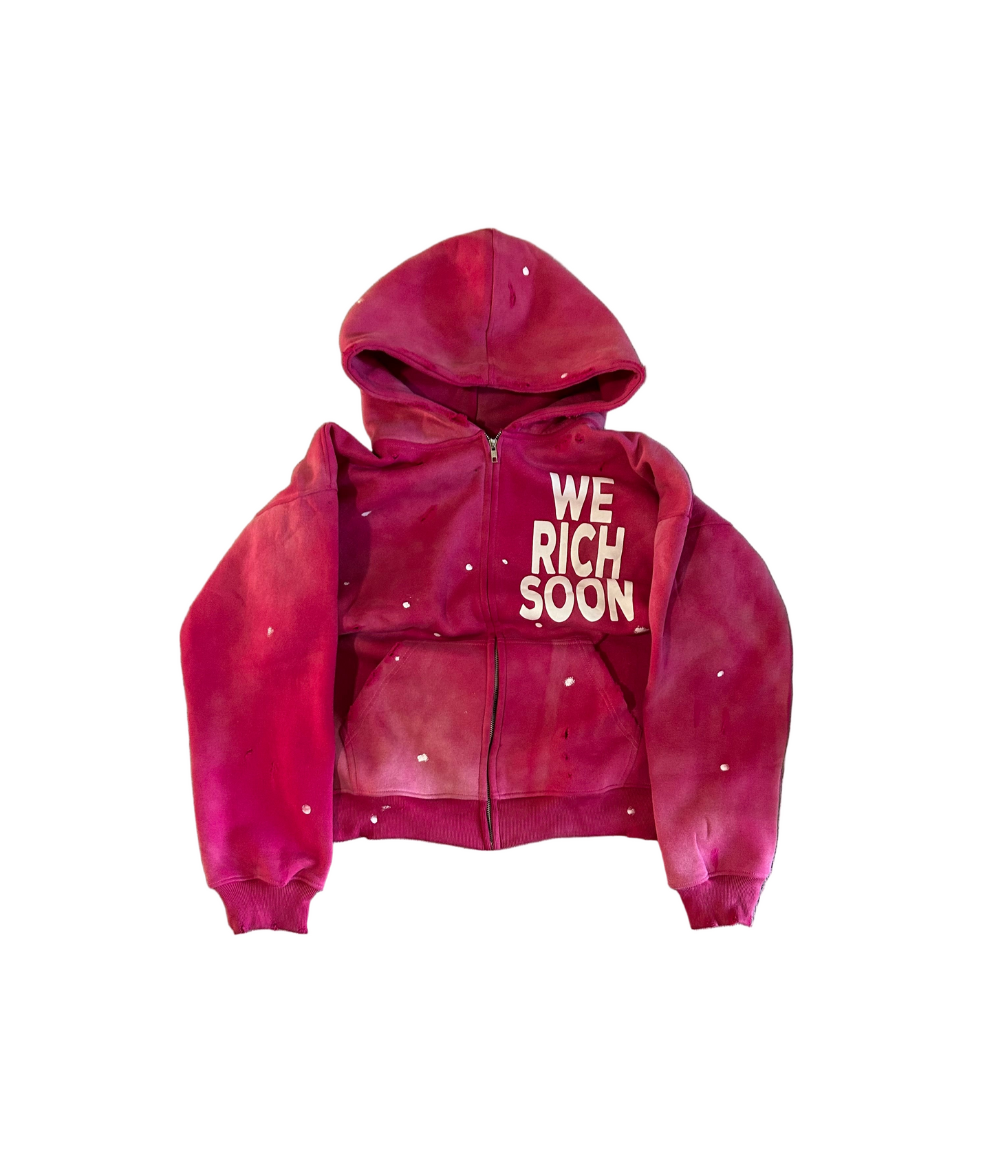 Splattered Paint Zipup Jacket