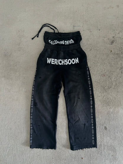 Salombe devon Double Waisted Sweatpants