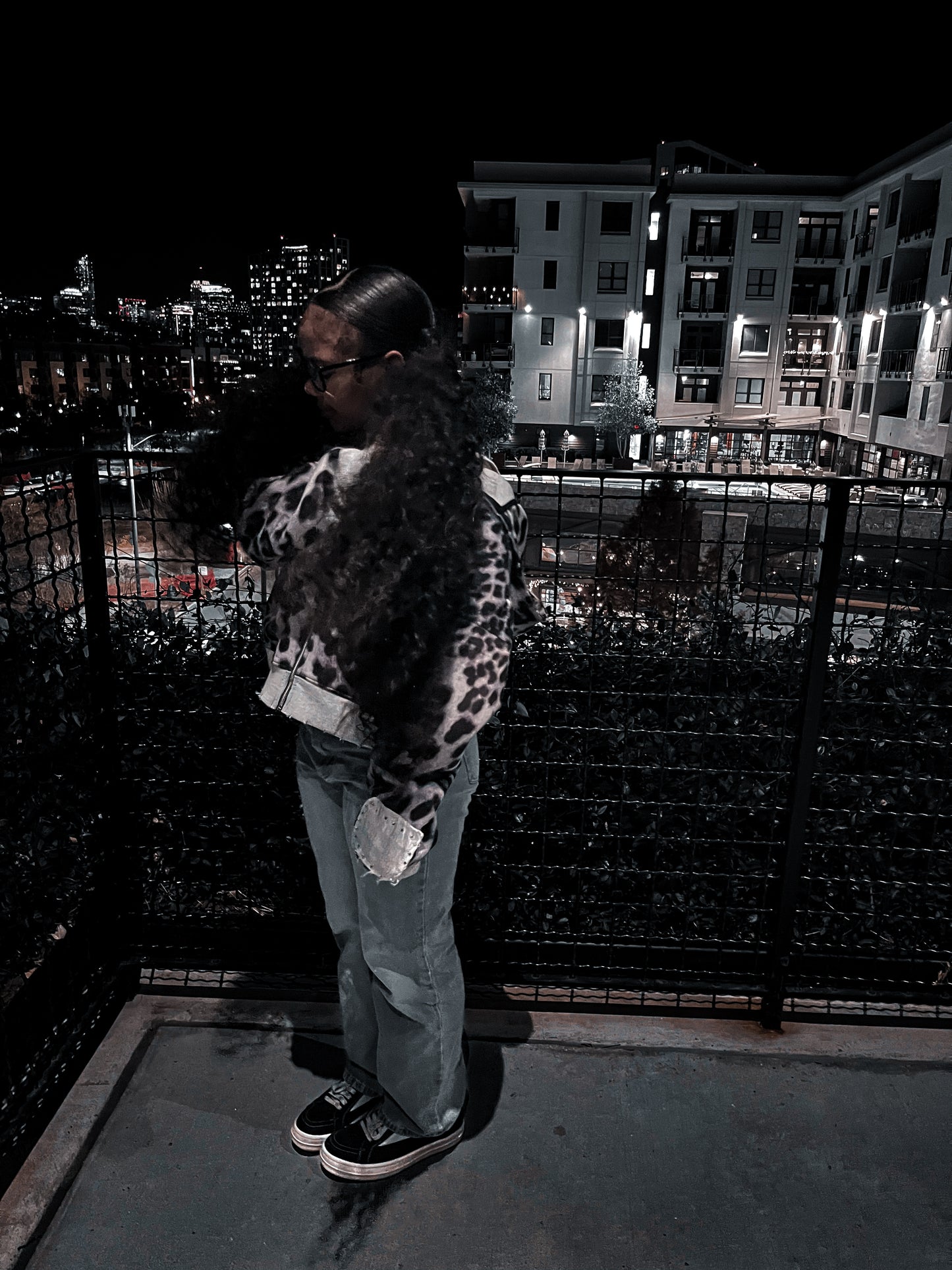 Leopard Pattern Zipup