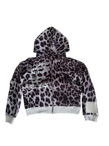 Leopard Pattern Zipup
