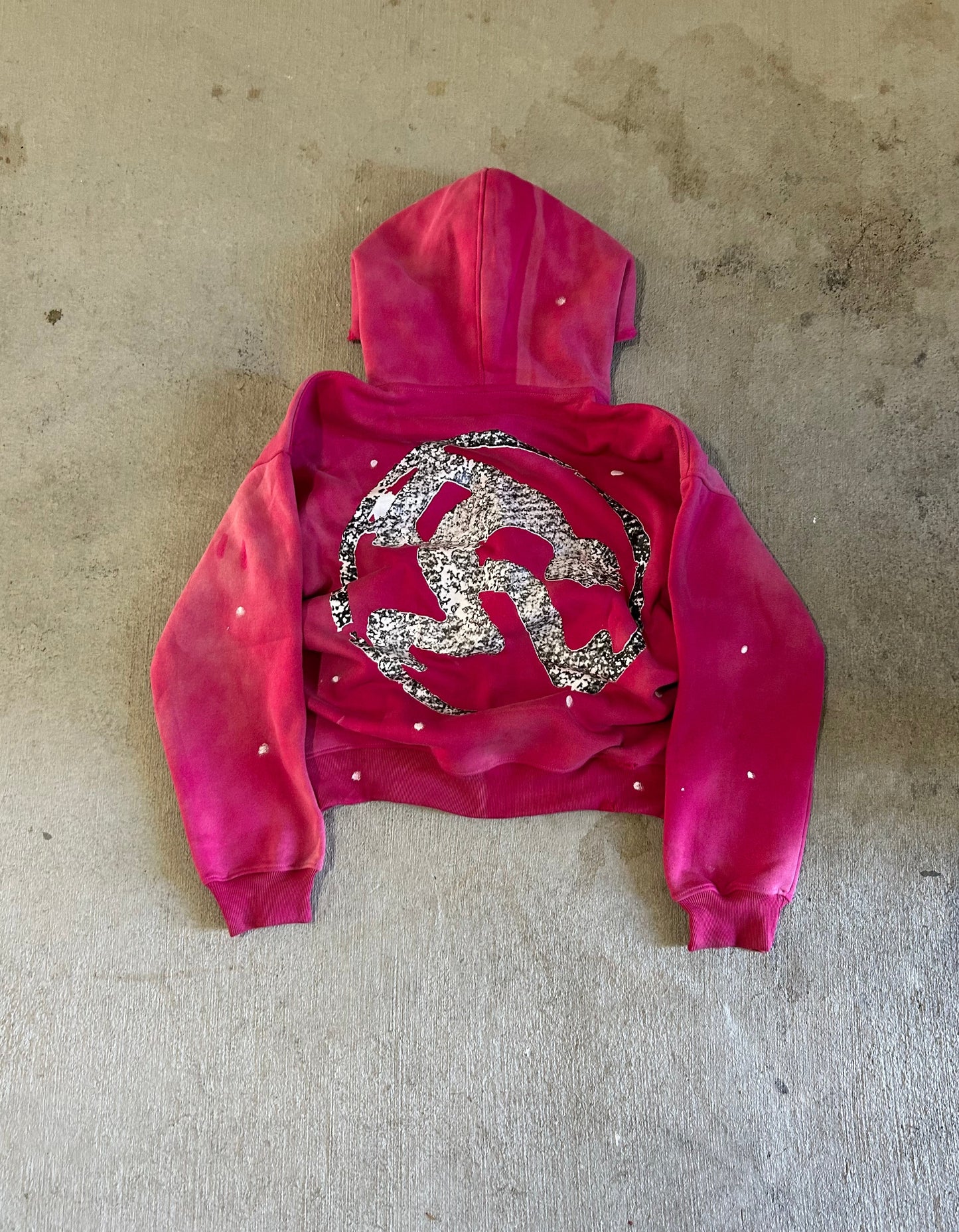 Splattered Paint Zipup Jacket
