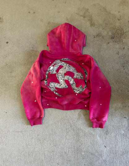 Splattered Paint Zipup Jacket