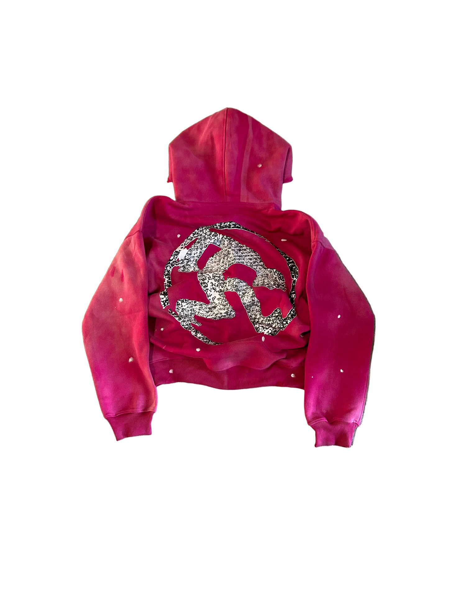 Splattered Paint Zipup Jacket