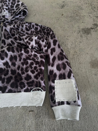 Leopard Pattern Zipup